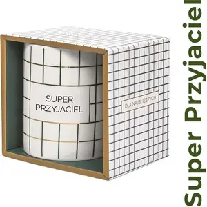 Gift Mug KUKARTKA 'Super Przyjaciel' — ceramic gift mug, printed design