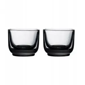 Double glass set Fellow Pirch Espresso 100 ml, grey — set of 2 espresso glasses