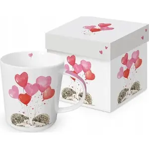 Porcelain mug Lubiana Kubek Jeże z balonami 350 ml