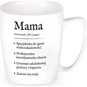 Mug Nadwyraz.com Kubek Mama definicja – ceramic mug with printed design