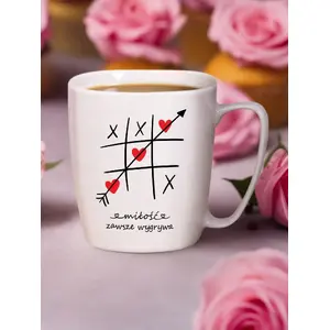 Mug TEKA Kubek miłość zawsze wygrywa by TEKA, model 598493