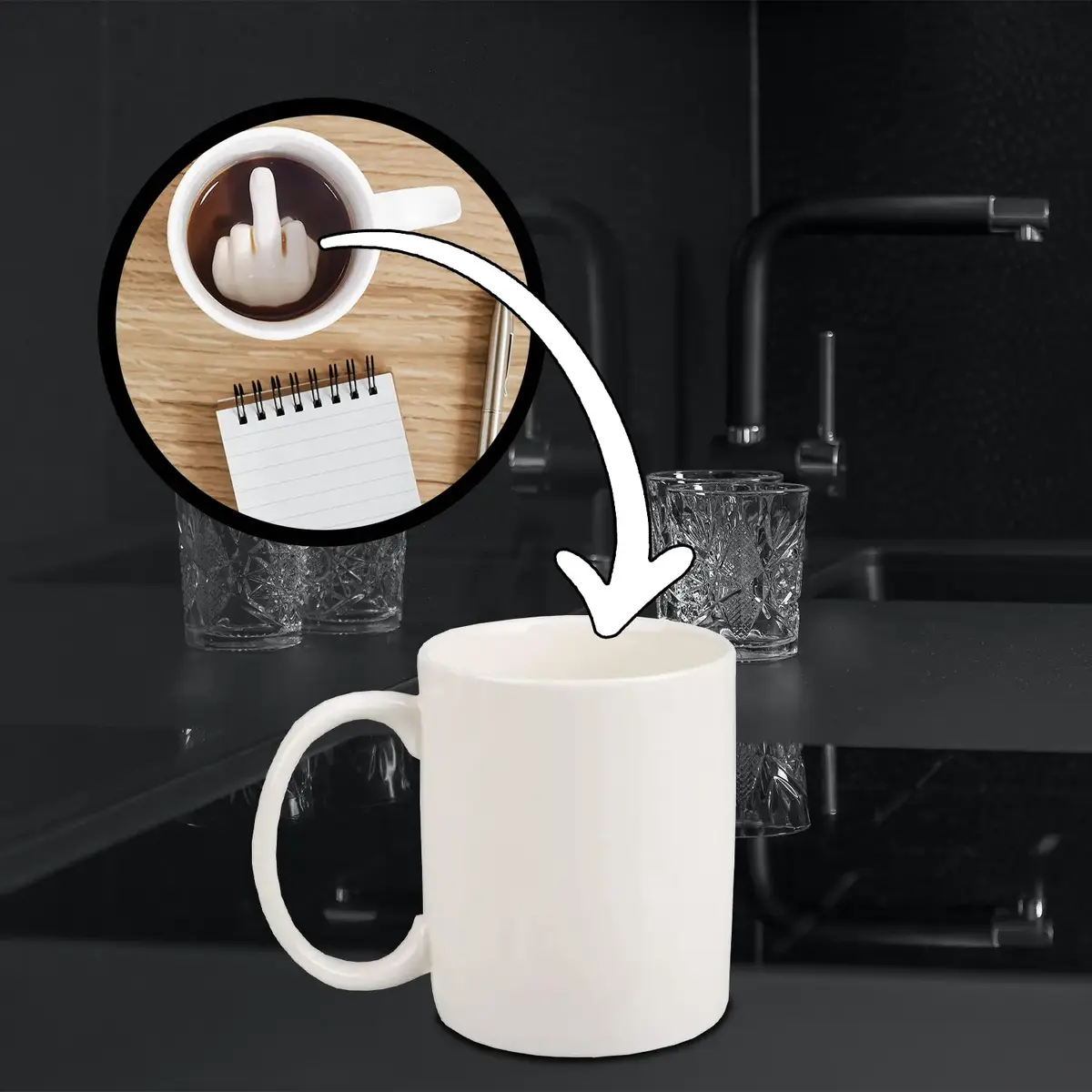Mug ThumbsUp Mad Monkey 2000040 0.3 L Photo 5