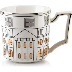 Mug affek design Kubek HTPL8666 360 ml — ceramic cup H9×9×12.8 cm