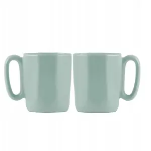 Cup set Vialli Design FUORI 2 pcs 80 ml mint — porcelain espresso cups