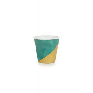 Ceramic Cup Revol Kubeczek Froisses Twist Green Up 80 ml by Revol
