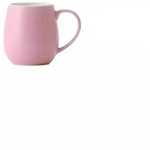 Mug Origami Aroma Barrel 320 ml — Ceramic Pink Drinking Cup