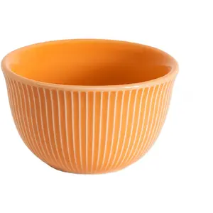 Ceramic tasting cup LOVERRAMICS Czarka Boram UM 200 ml — orange