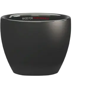 Cappuccino cup set Lelit PLA720M — 2 cups 320 ml, black