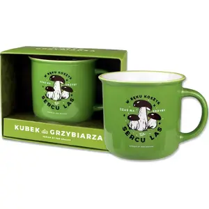 Mug Pan Dragon Kubek Hobby-Czas na grzyby – ceramic mug by Pan Dragon