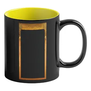Mug HP Cenega Cyberpunk 2077 Judy & Gustav Klimt Black Multicolour, 0.45 L, Single