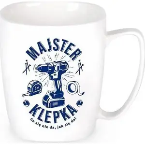 Ceramic mug Nadwyraz.com Kubek Majster-klepka – 330 ml, dishwasher-safe