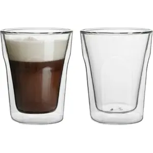 Thermal Glass Tumbler Florina Malachite Cube 240 ml set of 2