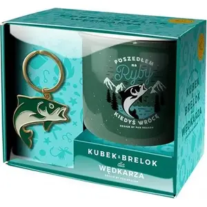 Pan Dragon mug and keychain set Hobby-Ryby model 453588 – branded fishing-themed gift set