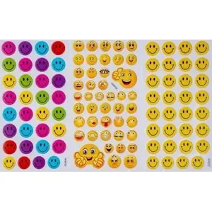 Plastic stickers set FANDY EDUKAMP (6 pieces)