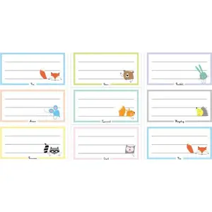 Sticker set INTERDRUK B&B Pastel — 9 stickers for notebooks
