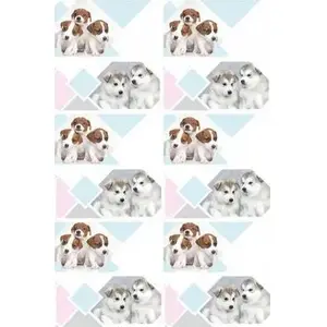 Sticker set STARPAK NKL CUT PS — decorative notebook stickers, assorted shapes and sizes