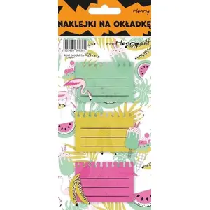 Sticker set HENRY Lato — 12 decorative notebook stickers