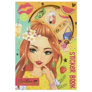 Sticker book A5 with 8 foil sticker sheets, BT21