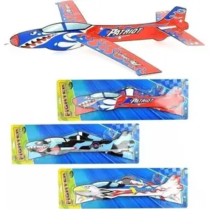 Lidojoša modeļa lidmašīna Skleplolki vieglais glideris 44 cm, krāsu mix