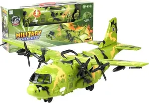 Toy Military Aircraft Figure LEANToys 64 cm, model 1946, plastic playset
