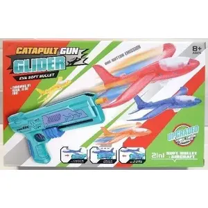 Toy airplane with launcher VERGIONIC Samolot z wyrzutnią