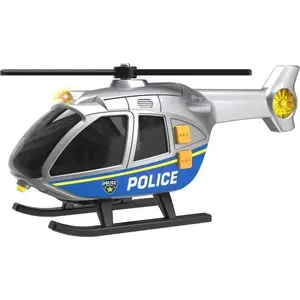 Toy police helicopter HTI model 1417145 with lights and sounds, scale unknown