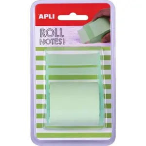 Self-adhesive labeling tape roll Apli AP18191 50 mm x 8 m, pastel green, blister pack
