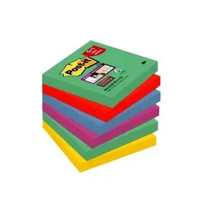 Sticky Notes Staples 3M 654 Rectangle 76×76 mm Multicolour 90 sheets