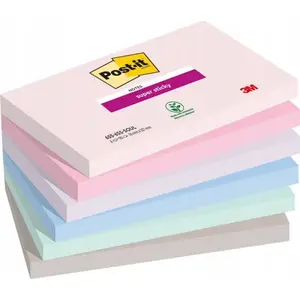 Self-adhesive notes Post-It 3M Super Sticky SOULFUL 76×127 mm 6 pads × 90 sheets