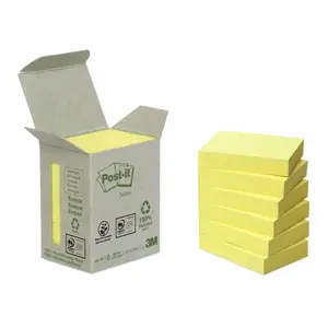 Self-adhesive note paper Post-IT Rectangle Yellow 51×38 mm 100 sheets PEFC