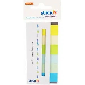 Paper index tabs Stickn model 242347, neon mix, 6 colors, Summer pack