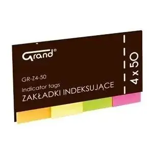Index Tabs Grand Zakładki indeksujące GRAND 292575 – adhesive page markers