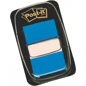 Post-IT adhesive page markers 25 x 43 mm blue, 50 sheets