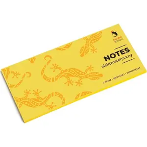 Sticky Notes pad panta plast Notes electrostatic yellow 100 sheets