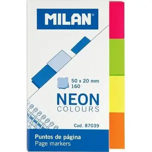 Index Tabs Milan 50 x 20 mm neon colored 331315