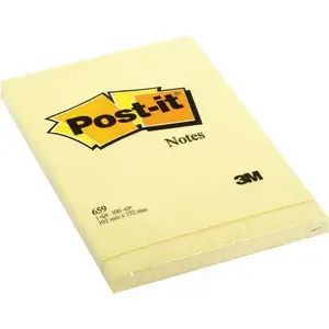 Sticky Notes pads Post-IT 102 x 152 mm 3M0525, classic self-adhesive memo pads