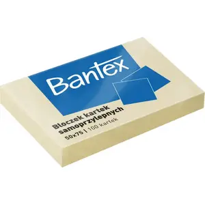 Самоклеящиеся листки Hamelin 50×75 мм 100 шт. жёлтые HAME0758