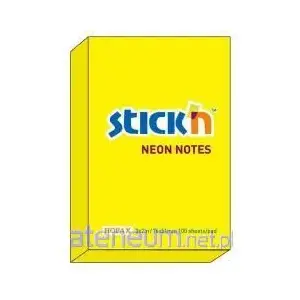 Sticky notes Stickn model 205550 yellow neon self-adhesive pads