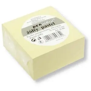 Self-adhesive notes Pastello pastel yellow 76×76 mm 400 sheets