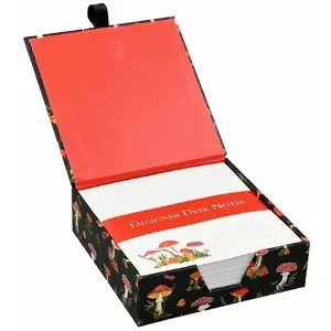 Staples decorative note cards 'Grzyby' — pack of assorted mushroom-themed cards