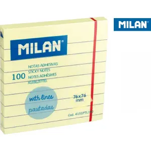 Self-adhesive Note Pads Milan 76×76 mm, Pack of 100 — Milan