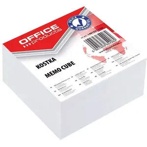 Sticky-free Note Cube Office Products 85×85×40 mm white (14052311-14)