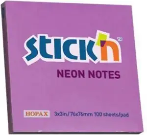 Self-adhesive Notes Stickn model 241366, standard square pads