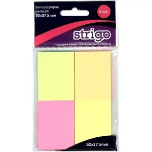 Self-adhesive Notes Strigo 50×38 mm 200 sheets per pad (MPN 291979)