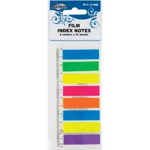 Indexing Tabs Centrum 45×12 mm, 25 sheets, model 87409