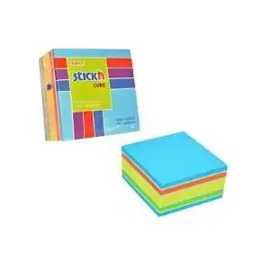 Self-adhesive Notes Stickn model 175436 — mixed colors, pad set