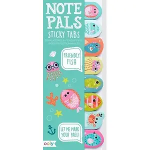 Sticky Notes Ooly Karteczki Samoprzylepne Kolorowe Rybki – assorted colored fish-shaped self-adhesive notes (mpn 507928)