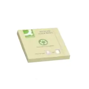 Desk pad Q-Connect KF05609 — Yellow, 76 x 76 mm, pack of 12