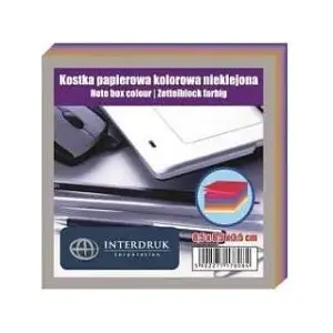 Notepad block INTERDRUK Kostka kolor nieklejona – INTERDRUK WIKR-093122