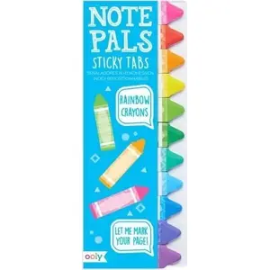 Sticky Notes Ooly Karteczki Samoprzylepne Tęczowe Kredki – multicolor sticky pads, compact memo notes